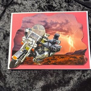 Motorcycle Greeting Card
